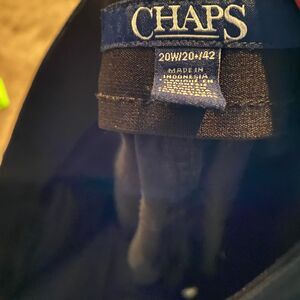 Chaps Black Jeans 20W/20/42